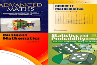 tutor you in discrete math, statistics, probability, business math