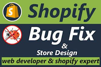 shopify errors shopify bug fixing, shopify marketing, shopify seo