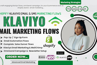 set up klaviyo email marketing, klaviyo flows sales funnel for shopify marketing