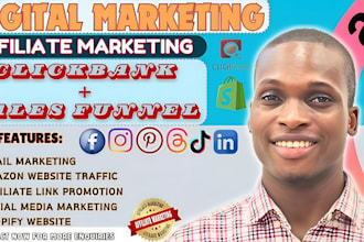 do automated clickbank amazon shopify website affiliate marketing sales funnel