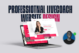 design life coaching website for speaker, trainer, consultant, life coach