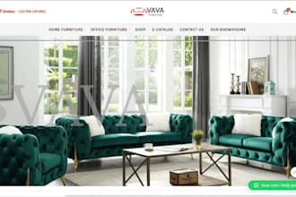 design 7 figure furniture shopify home accessories store interior design website