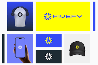 design logo for startups fintech saas brands with favicon