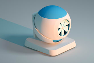 create 3d product modelling and 3d product rendering