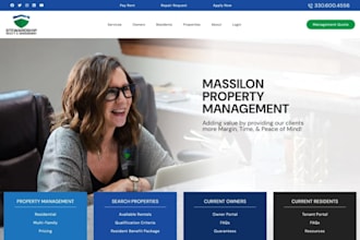 create property management website, property website, buildium website