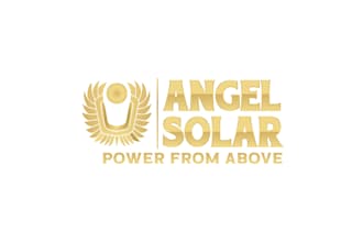 make a minimalist luxury solar logo design a bright future