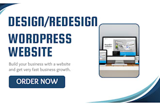 build responsive wordpress blog, business website, hostinger, godaddy, bluehost