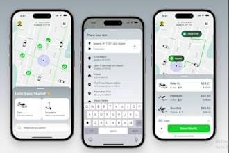 build ride sharing app,ride booking app, ride hailing app,erp system development