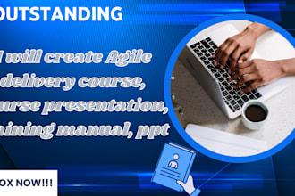 create agile delivery course, course presentation, training manual, ppt