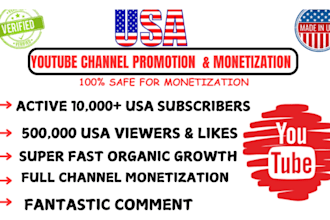 usa youtube video promotion USA channel marketing