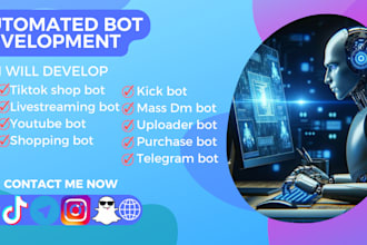 shopping bot tiktok shop bot purchase bot livestreaming bot youtube bot kick bot