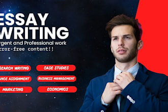 write case study, business, nursing, economics and research writing