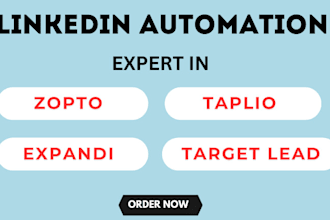 setup linkedin outreach expandi io lead generation automation taplio and zopto