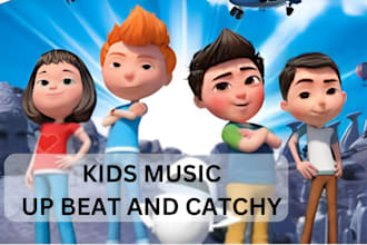write lyrics, compose children choir song, christmas song, kids nursery rhymes