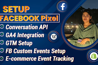 setup meta facebook pixel and conversion API with GTM, ga4