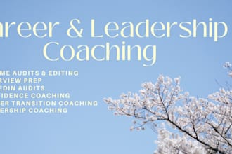 deliver career coaching, resume audits, and interview prep