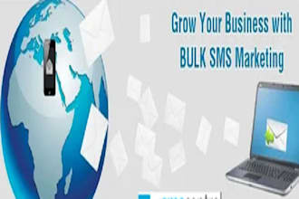 send bulk SMS marketing campaign, text message, to you targeted audience