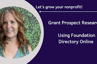 conduct grant prospect research using foundation directory online