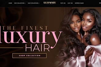 hair extension website hair extension shopify store wix hair extension website