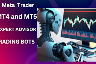 help you design and code advanced mt4, mt5 forex trading bots with mql4 and mql5