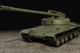 do 3d model of military vehicle