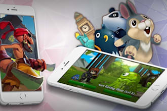 do  2d and 3d games for android ,web unity