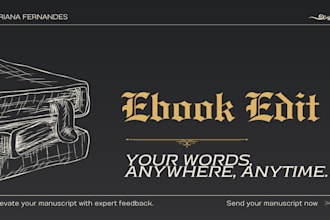 professionally edit your ebook