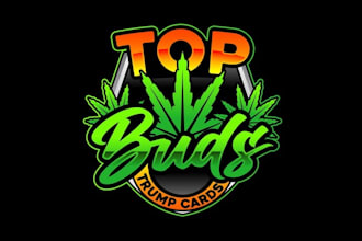 design unique cannabis themed logo