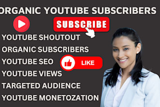 promote youtube channel shoutout on organic subscribers, monetization