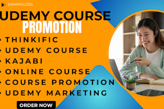do viral online udemy course promotion thinkific udemy course marketing