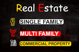 provide single family, multi family, commercial property leads