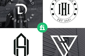do luxury realtor, fashion, beauty and cosmetic logo design