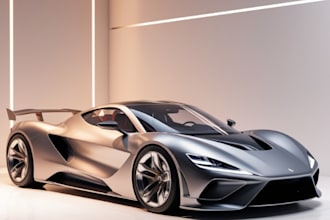do realistic 3d car modeling, car design, 3d vehicle, fivem for 3d printing