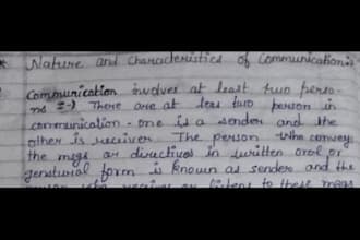 provide hand written notes
