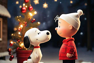3d christmas animation 3d christmas modeling 3d character animation