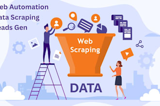 do website bot ,email scarping, leads generation, captcha solving using python