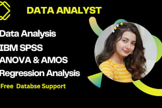 do business statistical analysis, regression, amos, spss data analysis