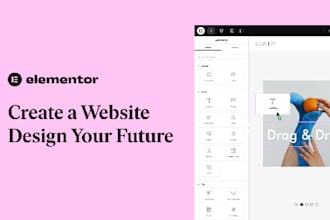create wordpress website with elementor builder plugin