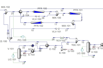 do chemical engineering simulations on chemcad