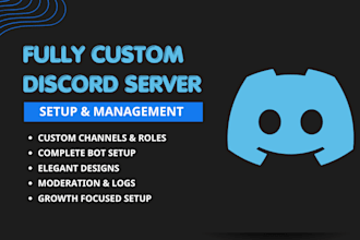 setup a discord server in 24hrs