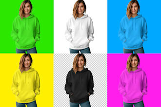 do photo color correction, color change, color match and color tone adjustment