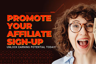 affiliate referral link promotion, affiliate link signup, affiliate recruitment