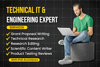 do in depth research, grant proposal writing and research editing