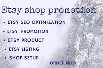 promote etsy store, mercari, shopify promotion, online shops using pinterest ads