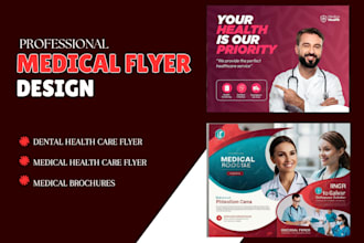 write and design medical, health care, educational, home care flyers, resume
