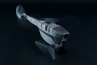 do 3d model drone