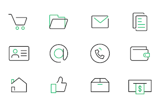 custom icons for website and print