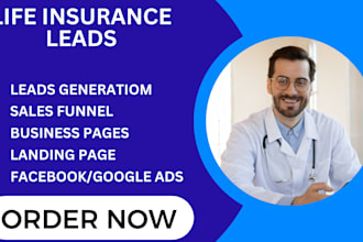 life insurance leads life insurance facebook ads insurance leads landing page