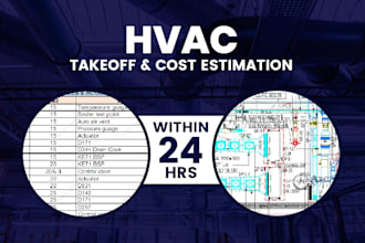 do hvac takeoff and cost estimation within 24 hours