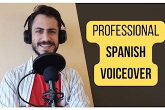 record a male spanish elearning voiceover